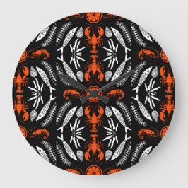 Relógio Grande Impressões de Decoração de Arte Marinha