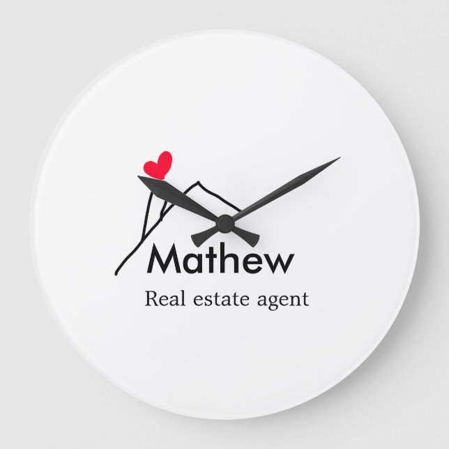 Relógio Grande Inauguração do edifício do corretor imobiliário (Frente)