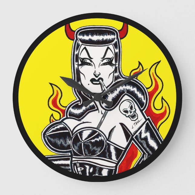 Relógio Grande Inferno em Heels (Frente)