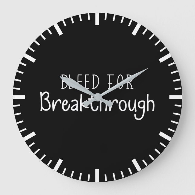 Relógio Grande Inovador, Motivação de Sucesso de Gym Hustle (Frente)