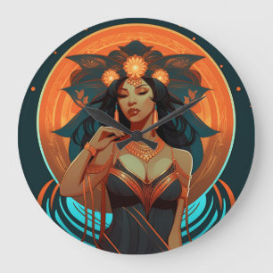 RELÓGIO GRANDE INSPIRAÇÃO NATIVA #2