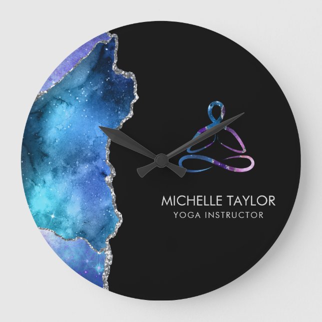 Relógio Grande Instrutor Yoga Pilates Malhação Nebula Busi Modern (Frente)