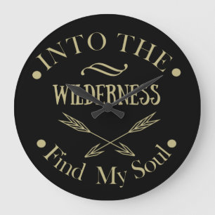 Relógio Grande Ir até a natureza encontra minha alma