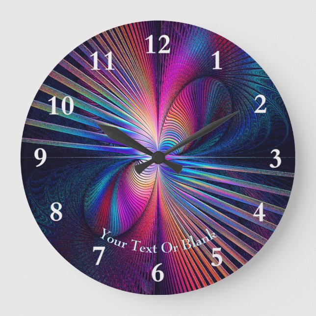 Relógio Grande Iridescence estrutural (Frente)