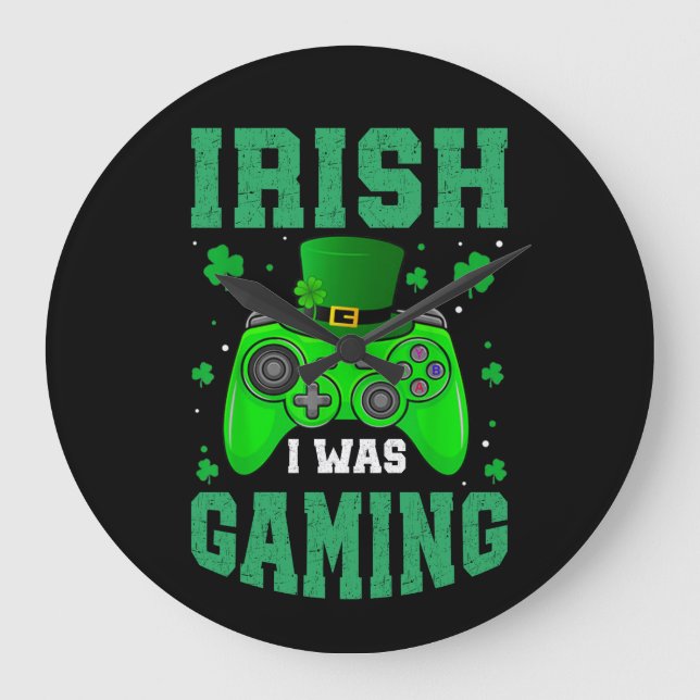 Relógio Grande Irlandês Eu Estava Jogando (Frente)