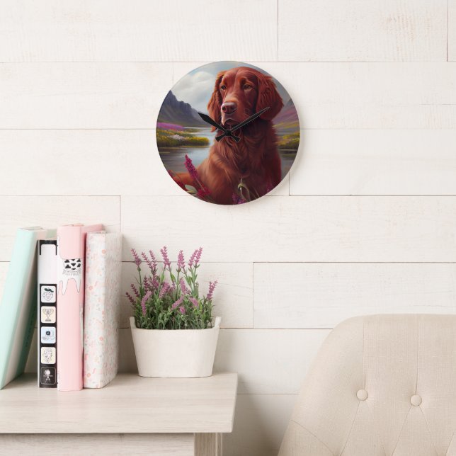 Relógio Grande Irlandês Vermelho em um Paddle: Uma Aventura Cênic (Sala de leitura)