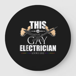 Relógio Grande Isto É O Que Um Elétrico Gay parece LGBT