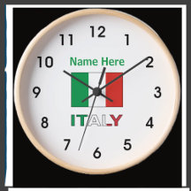 Itália e Sinalizador Italiano Personalizado