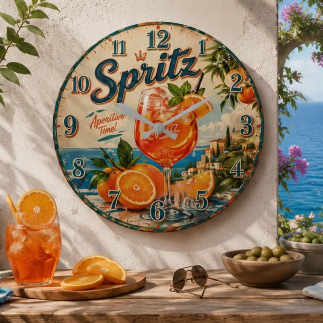 Relógio Grande Italian Spritz  (Criador carregado)
