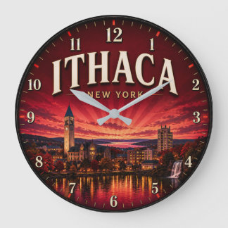 Relógio Grande Ithaca New York Finger Lakes College Town