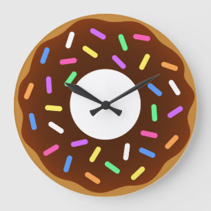 Relógio Grande It's Donut Time Clock