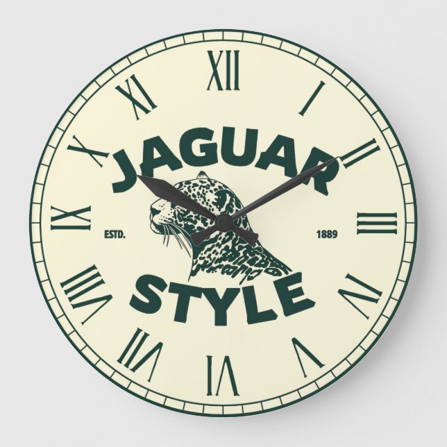 Relógio Grande Jaguar Round Clock (Frente)