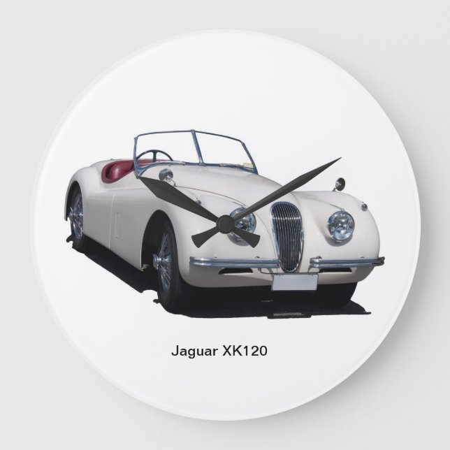 Relógio Grande Jaguar XK120 (Frente)