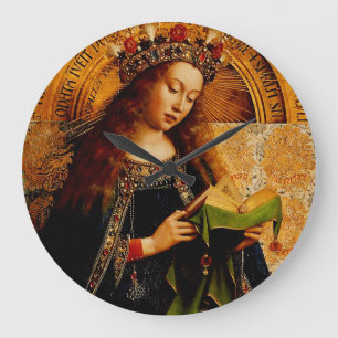 Relógio Grande Jan van Eyck - Coleção de Belas Artes da Virgem Ma
