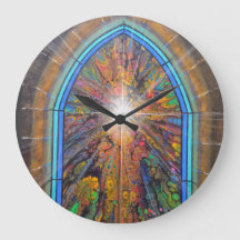 Janela de vidro colorido