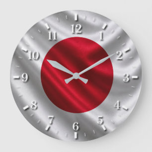 Relógio Grande Japan Flag Watch 2026