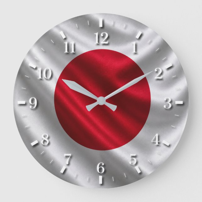 Relógio Grande Japan Flag Watch 2026 (Frente)
