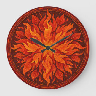 RELÓGIO GRANDE JARDIM DE FOGO