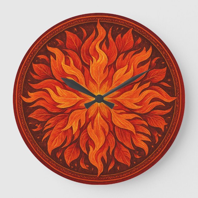 RELÓGIO GRANDE JARDIM DE FOGO (Frente)