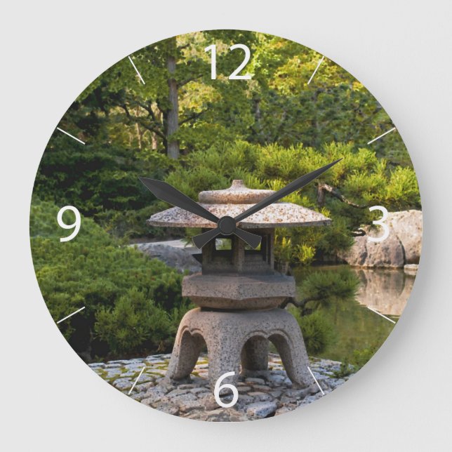 Relógio Grande Jardim Japonês (Frente)