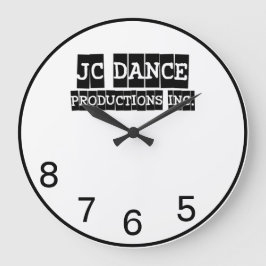 Relógio Grande JC Dance Productions, Inc. Clock
