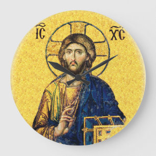 Relógio Grande Jesus Cristo Pantocrator