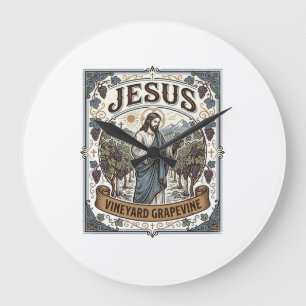 Relógio Grande Jesus Vinha Parreira Jesus Vinha Parreira