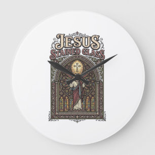 Relógio Grande Jesus Vitral Jesus Vitral Catedral