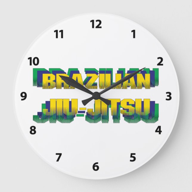 Relógio Grande Jiu-Jitsu brasileiro (Frente)