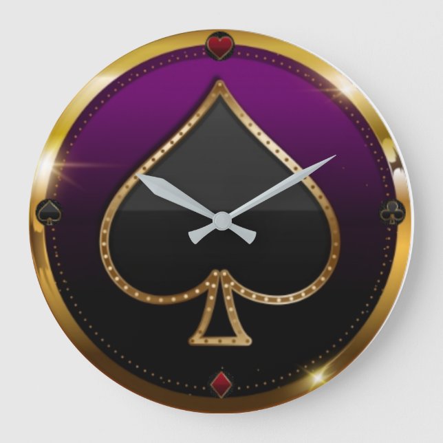 Relógio Grande Jogo elegante (Frente)