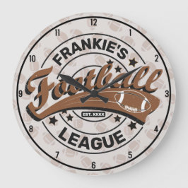 Relógio Grande Jogo Personalizado do Jogador da Liga de Futebol