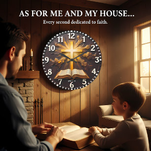 Relógio Grande John 3:16 Luz Eterna Escritura