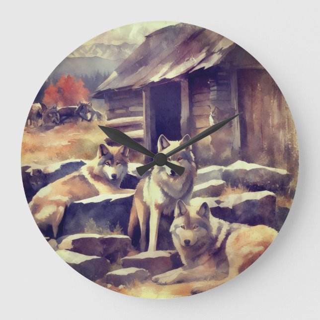 Relógio Grande Just Letting Time go on. (Frente)