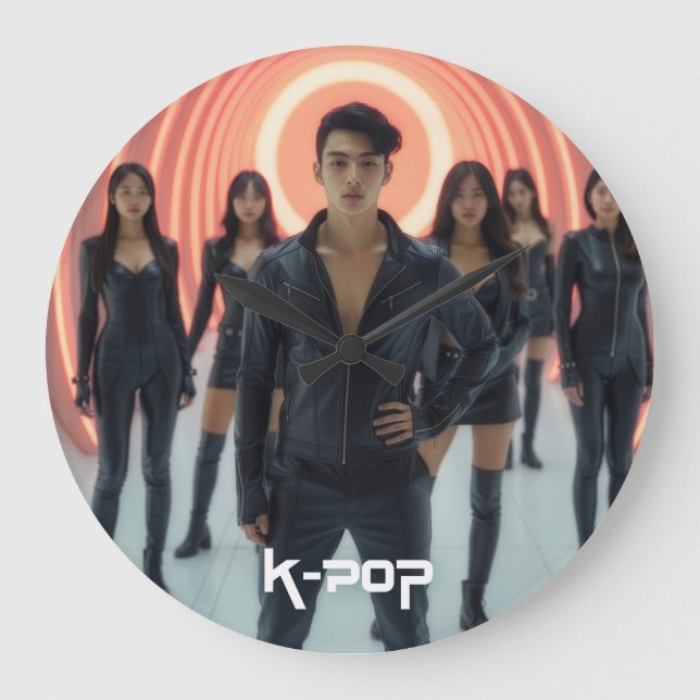 RELÓGIO GRANDE K-POP (Frente)