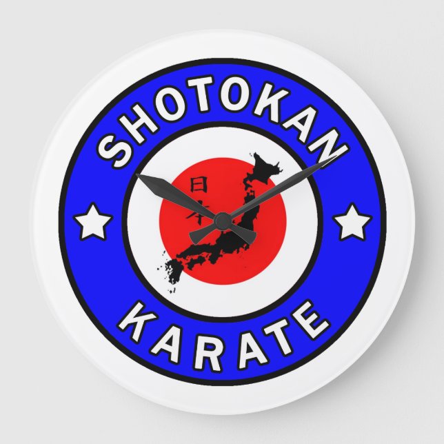 Relógio Grande Karaté de Shotokan (Frente)