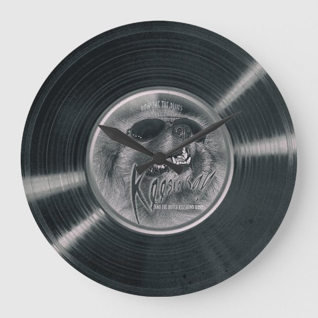 Relógio Grande Keesie Ray, hora do rock! (Frente)