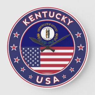 Relógio Grande Kentucky, capa de telefone do Kentucky, adesivo do