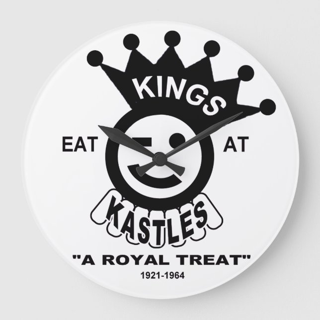 Relógio Grande Kings Kastle Hamburgers, Chicago, IL (Frente)