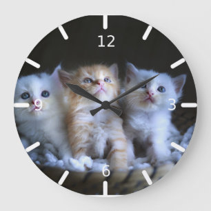 Relógio Grande Kitten