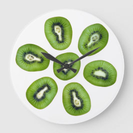 Relógio Grande Kiwi Pattern