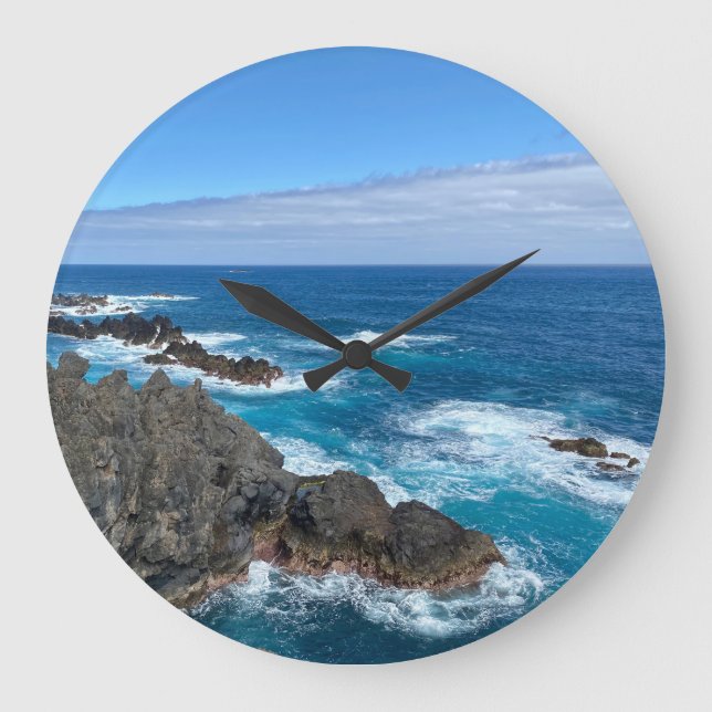 Relógio Grande Klok rotsen in zee (Frente)