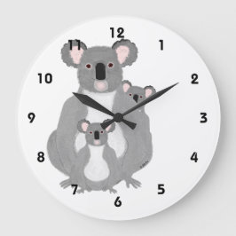 Relógio Grande Koala Clock