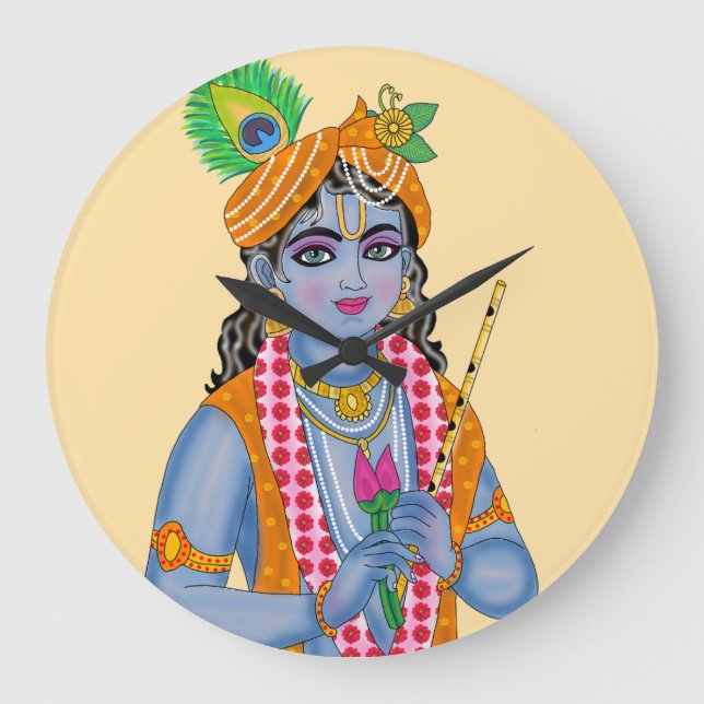 Relógio Grande Krishna Clock (Frente)
