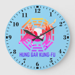 Relógio Grande Kung-Fu Hung Gar