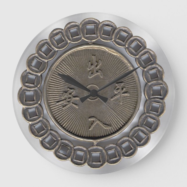 Relógio Grande Kwan Yin Medallion (Frente)