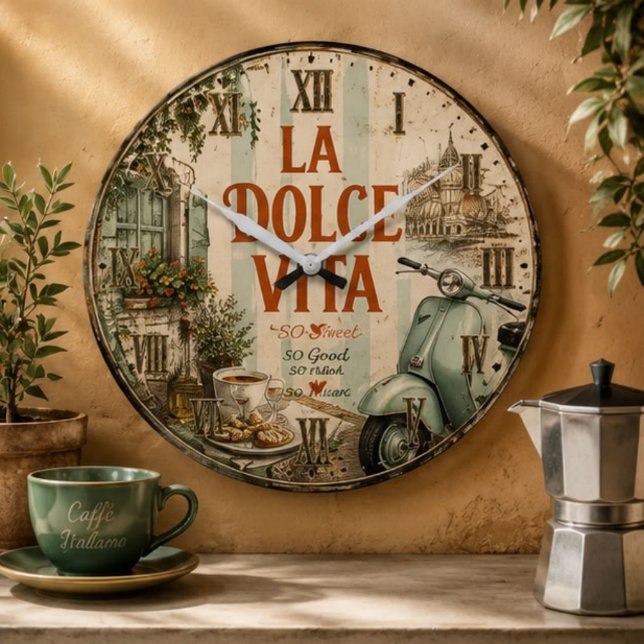 Relógio Grande La Dolce Vita Italian (Criador carregado)