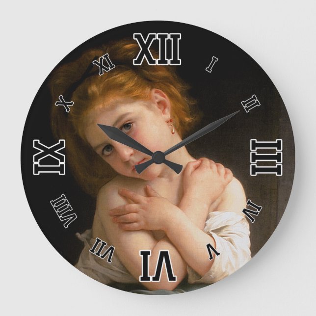 Relógio Grande La Frileuse por William-Adolphe Bouguereau (Frente)