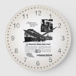 Relógio Grande Lackawanna Railroad Centennial 1951