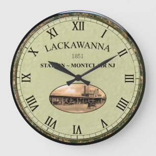 Relógio Grande Lackawanna Station ~ Montclair New Jersey ~