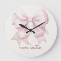 Laço Rosa da Moda Personalizado Com Nome Monograma